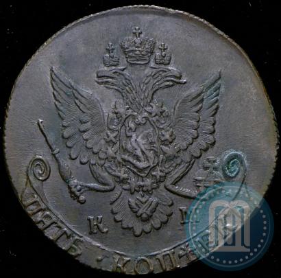 Фото 5 копеек 1782 года КМ 