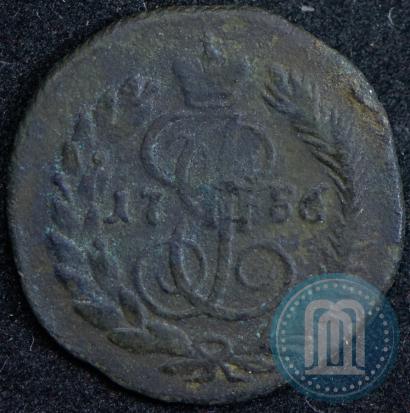 Фото Полушка 1786 года КМ 