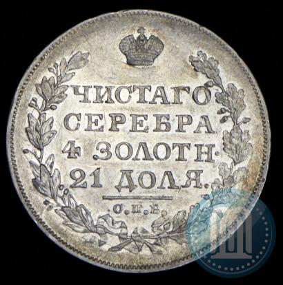 Фото 1 рубль 1828 года СПБ-НГ 