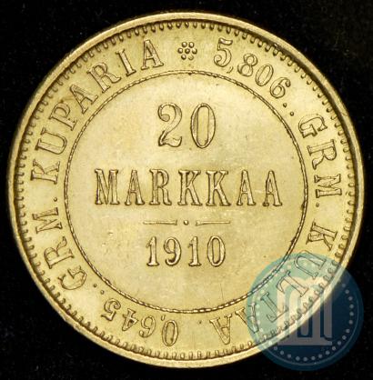 Picture 20 markkaa 1910 year L 