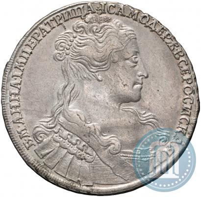 Фото 1 рубль 1734 года  "Тип 1734 года"