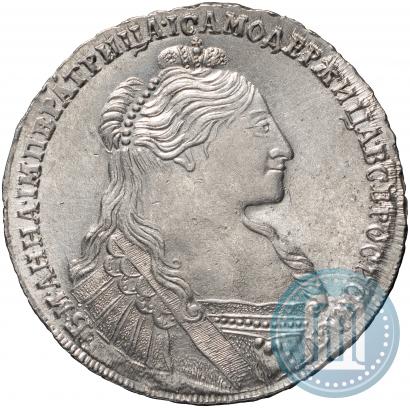 Фото 1 рубль 1735 года  