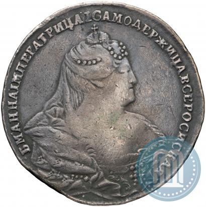 Picture 1 rouble 1739 year  "Moscow type"