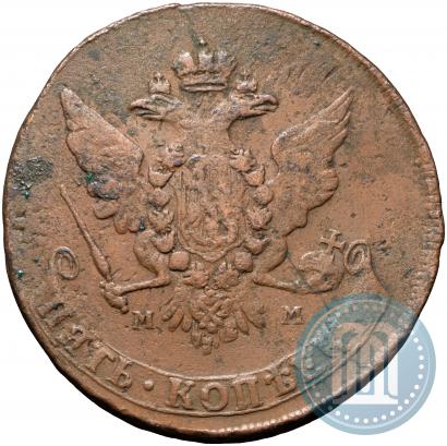 Фото 5 копеек 1766 года ММ 