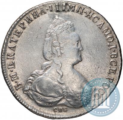 Фото 1 рубль 1787 года СПБ-ЯА 