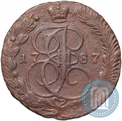Фото 5 копеек 1787 года ЕМ 