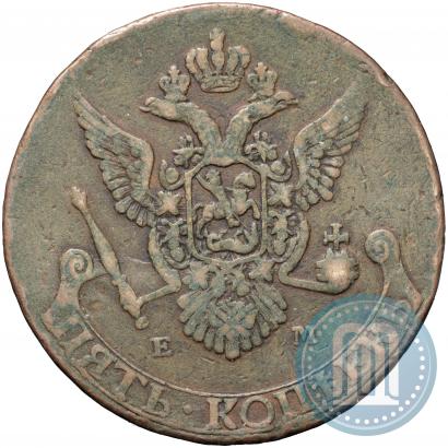 Picture 5 kopecks 1787 year ЕМ 