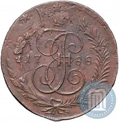 Picture 5 kopecks 1788 year ММ 