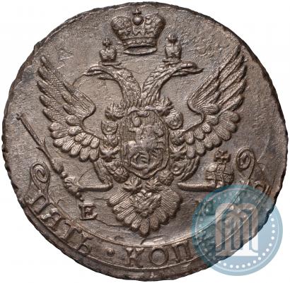 Picture 5 kopecks 1789 year ЕМ 