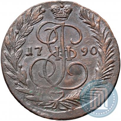 Picture 2 kopecks 1790 year ЕМ 