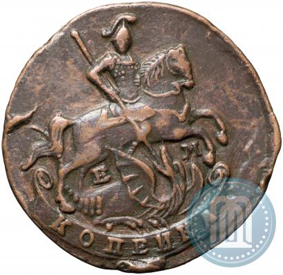 Picture 1 kopeck 1796 year ЕМ 