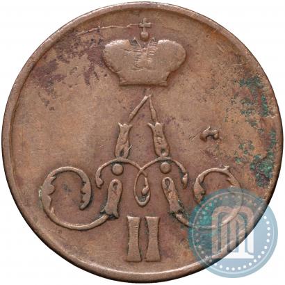 Picture 1 kopeck 1856 year ЕМ 