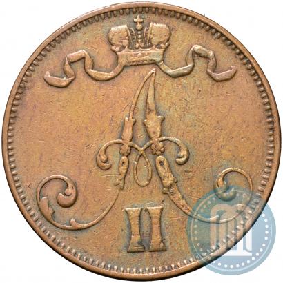 Фото 5 пенни 1872 года  