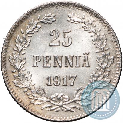 Picture 25 pennia 1917 year S 