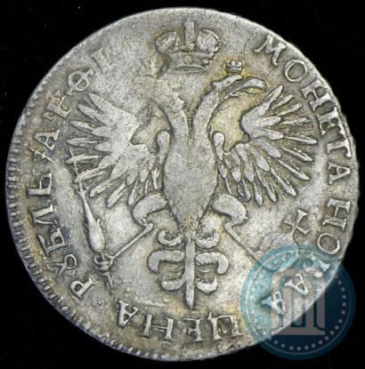 Picture 1 rouble 1719 year OK "Portrait in armour"