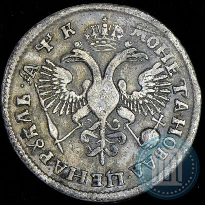 Фото 1 рубль 1720 года OK "Портрет в латах"