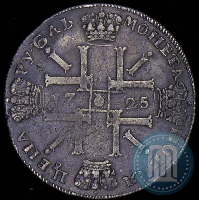 Picture 1 rouble 1724 year СПБ "Sun rouble, portrait in armour"
