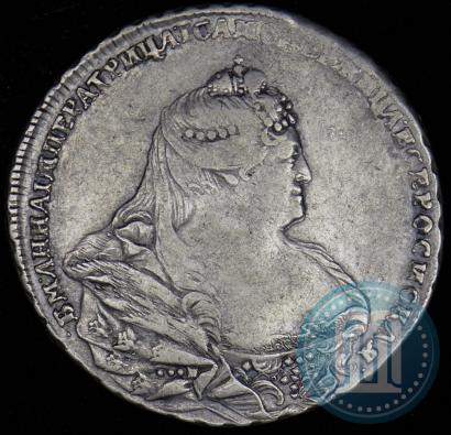 Фото 1 рубль 1738 года  "Московский тип"
