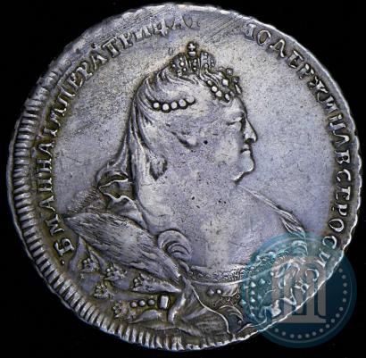 Фото 1 рубль 1738 года  "Московский тип"