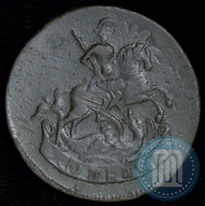 Picture 1 kopeck 1758 year  