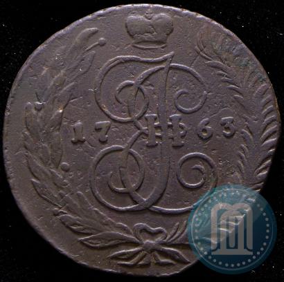 Picture 5 kopecks 1763 year СПМ 