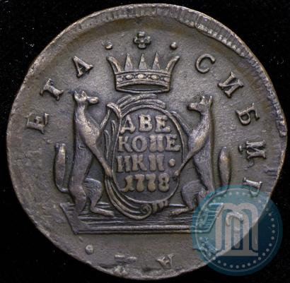 Фото 2 копейки 1778 года КМ 