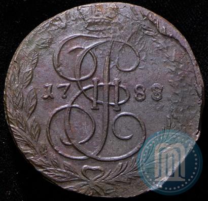 Picture 5 kopecks 1786 year ЕМ 