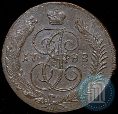 Picture 5 kopecks 1788 year ММ 