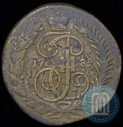 Фото 2 копейки 1789 года ММ 