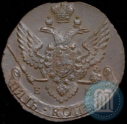 Picture 5 kopecks 1790 year ЕМ 