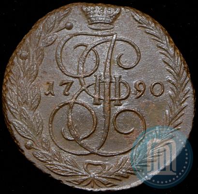 Picture 5 kopecks 1790 year ЕМ 