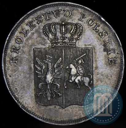 Picture 5 złotych 1831 year KG "Polish uprising"