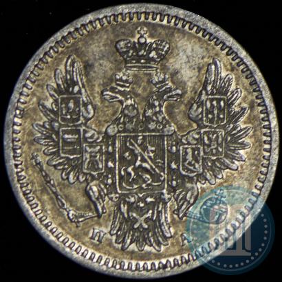 Фото 5 копеек 1851 года СПБ-ПА 