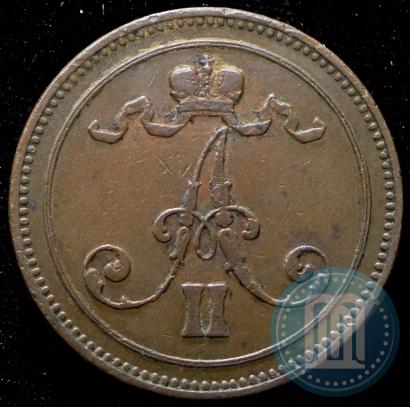 Фото 10 пенни 1867 года  