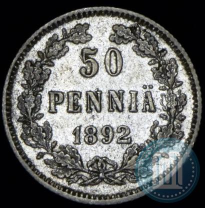 Фото 50 пенни 1892 года L 