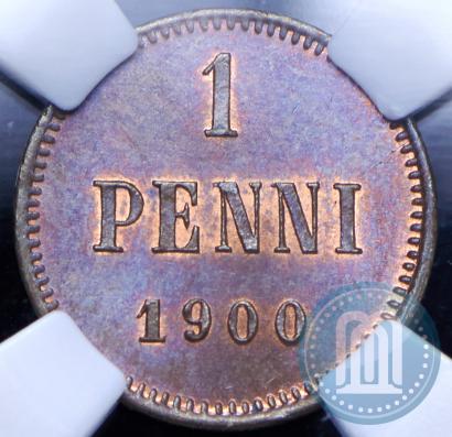 Picture 1 penni 1900 year  