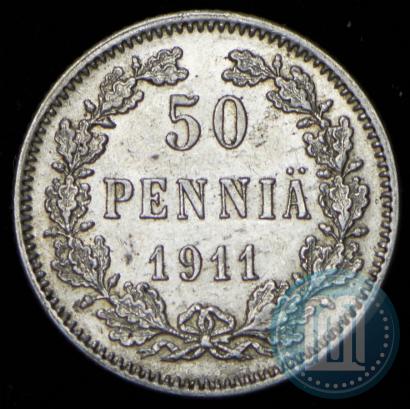 Фото 50 пенни 1911 года L 