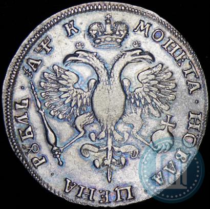 Picture 1 rouble 1720 year OK "Portrait in armour"