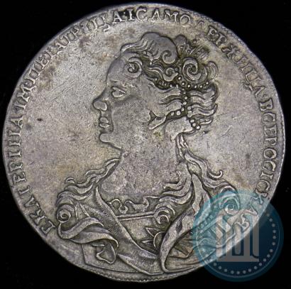 Фото 1 рубль 1726 года  "Московский тип, портрет влево"