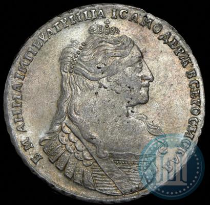 Фото 1 рубль 1734 года  "Тип 1735 года"
