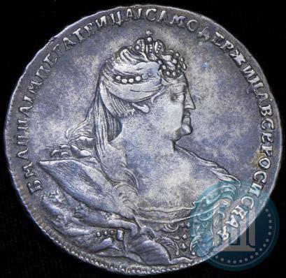 Фото 1 рубль 1738 года  "Московский тип"