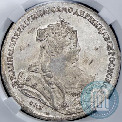 Picture 1 rouble 1738 year СПБ "Petersburg type"