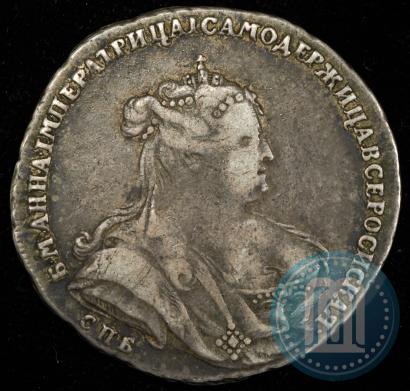 Picture Poltina 1738 year СПБ "Petersburg type"