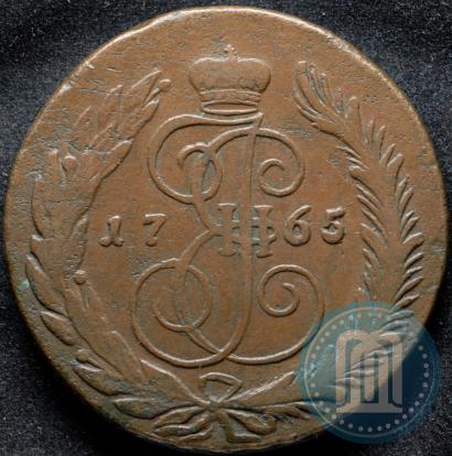 Фото 5 копеек 1765 года СМ 