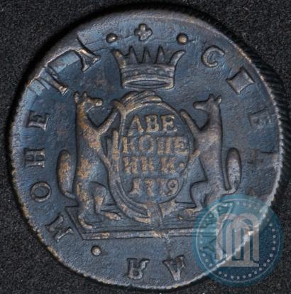 Фото 2 копейки 1779 года КМ 