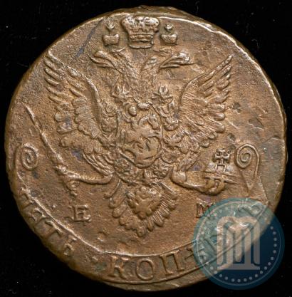 Picture 5 kopecks 1782 year ЕМ 