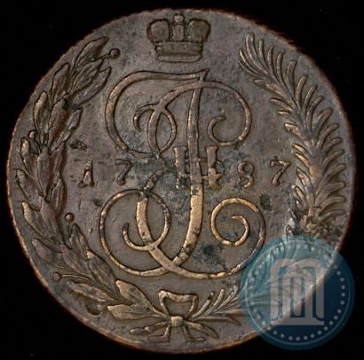 Picture 5 kopecks 1787 year ТМ 