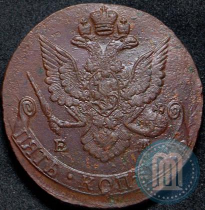 Picture 5 kopecks 1788 year ЕМ 