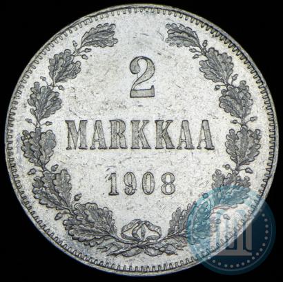 Picture 2 markkaa 1908 year L 