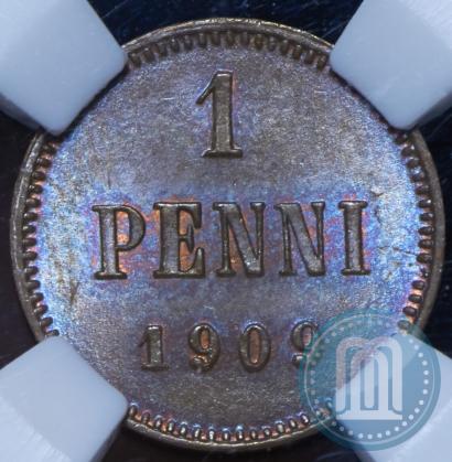 Picture 1 penni 1909 year  